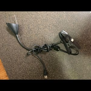 Clip on desk night light.